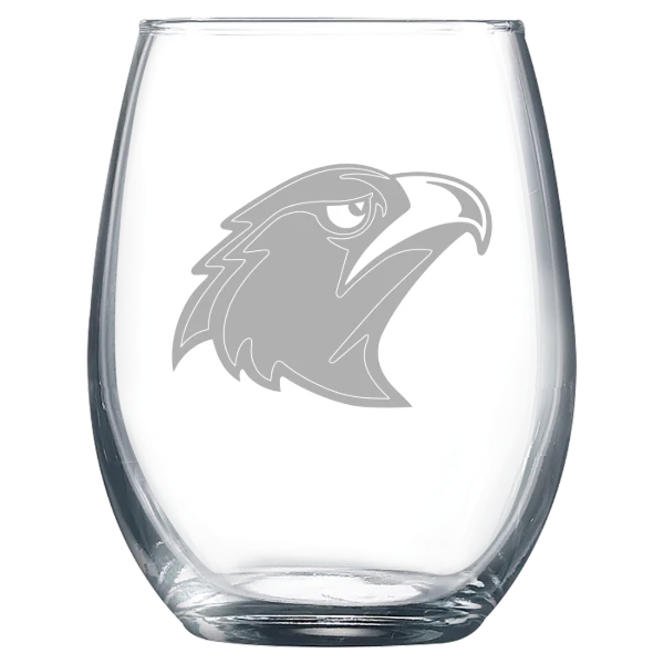 Illinois Institute of Technology Polar Camel 9 oz. Stemless Wine Glass