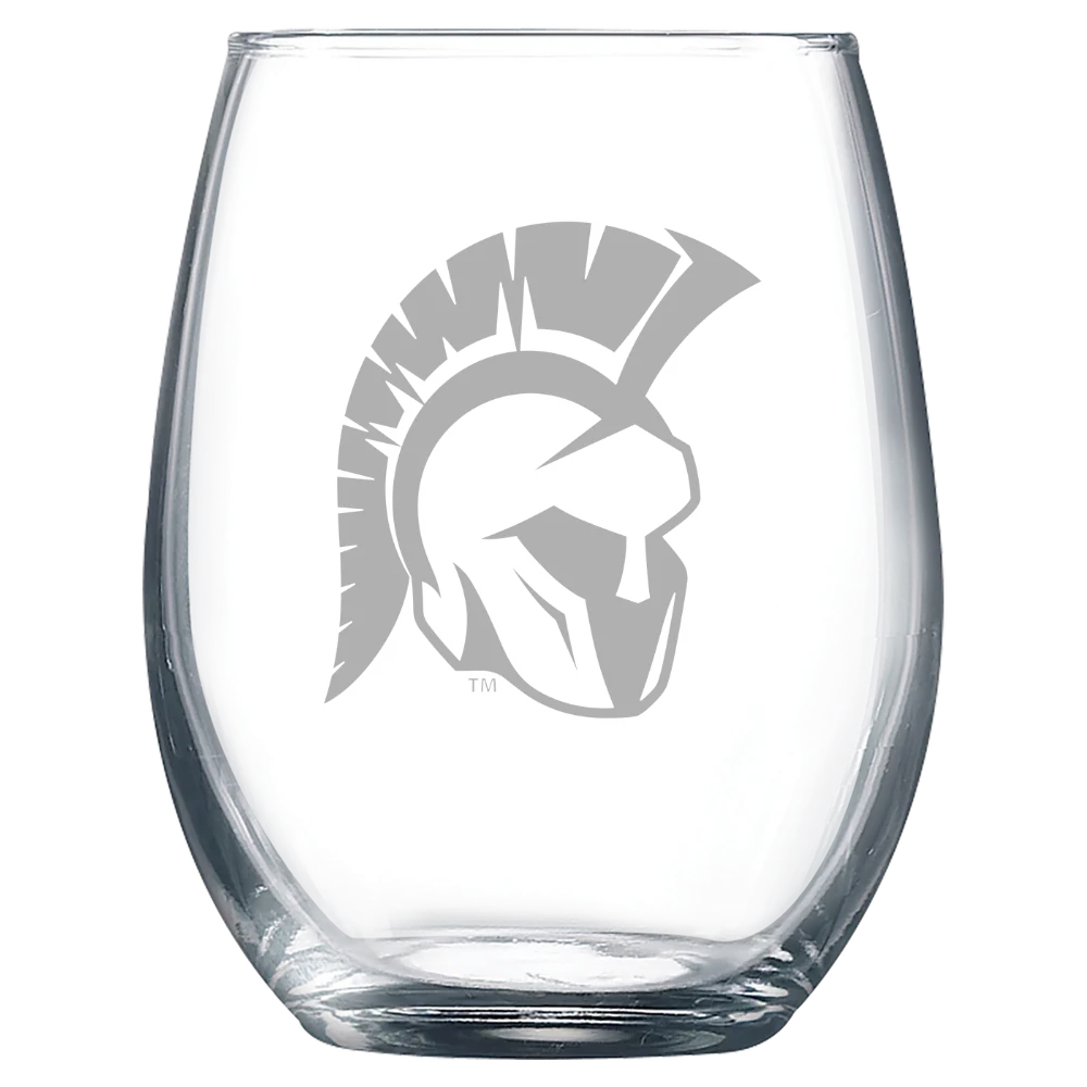 Illinois Wesleyan University Polar Camel 9 oz. Stemless Wine Glass