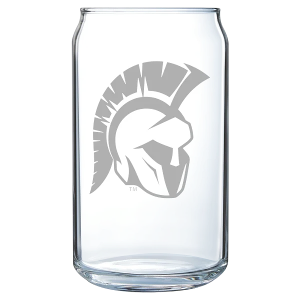 Illinois Wesleyan University Polar Camel 16 oz. Can Glass