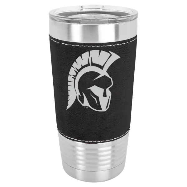 Illinois Wesleyan University Polar Camel 20 oz. Leatherette Grip Tumbler with Standard Lid