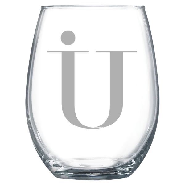 Immaculata University Polar Camel 15 oz. Stemless Wine Glass