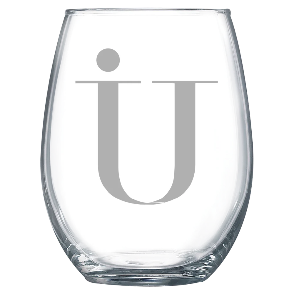 Immaculata University Polar Camel 15 oz. Stemless Wine Glass