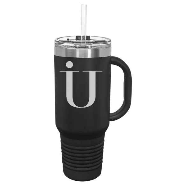 Immaculata University Polar Camel 40 oz. Travel Mug with Snap Lid & Straw