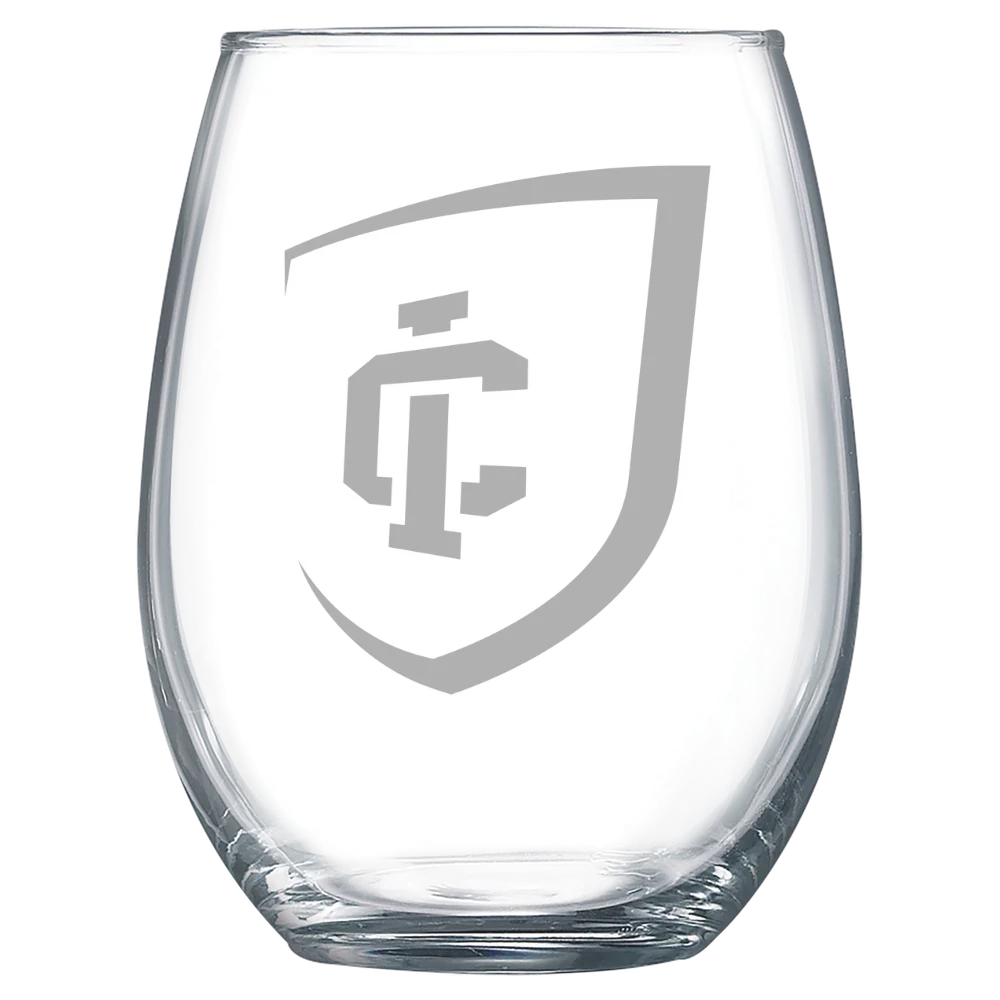 Ithaca College Polar Camel 15 oz. Stemless Wine Glass