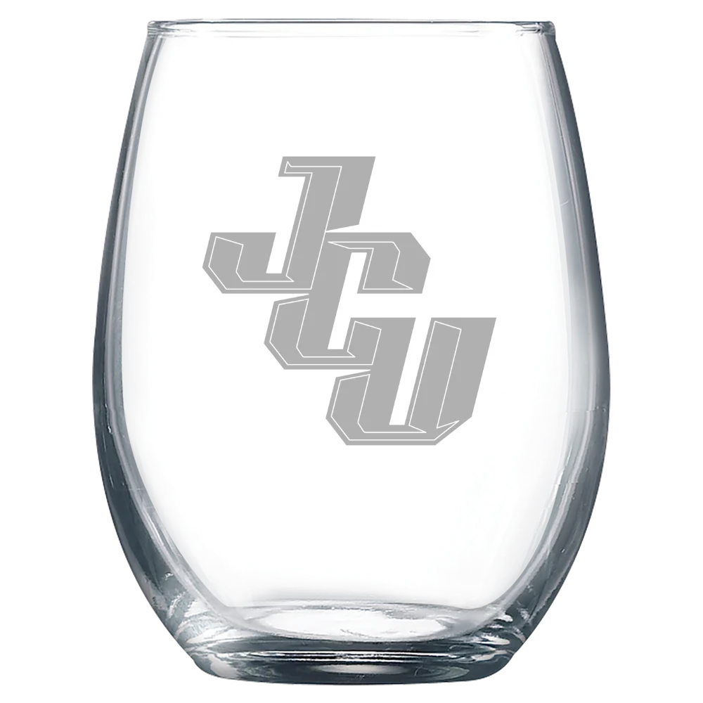 John Carroll University Polar Camel 9 oz. Stemless Wine Glass