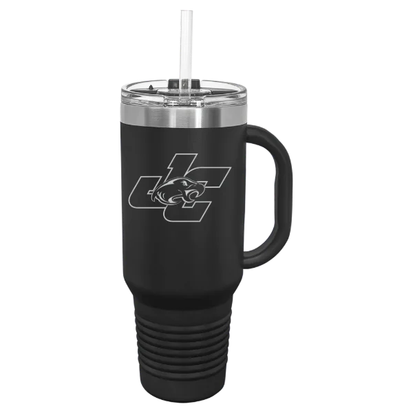 Juniata College Polar Camel 40 oz. Travel Mug with Snap Lid & Straw