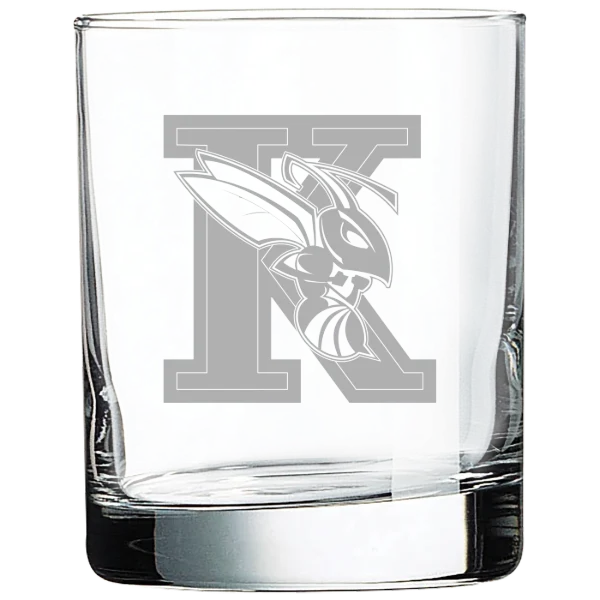 Kalamazoo College Polar Camel 10 1/2 oz. On The Rocks Glass