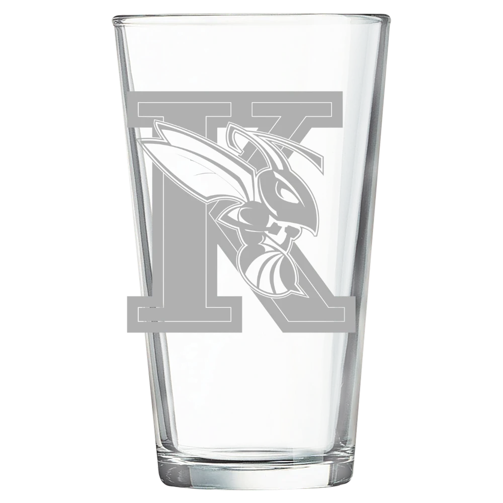 Kalamazoo College Polar Camel 16 oz. Pint Mixing Glass