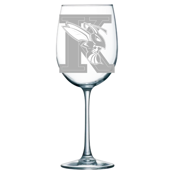 Kalamazoo College Polar Camel 19 oz. Wine Glass