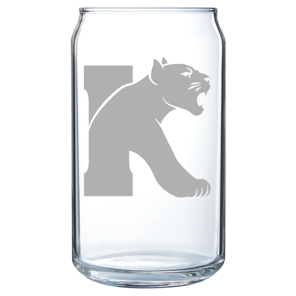 Kean University Polar Camel 16 oz. Can Glass