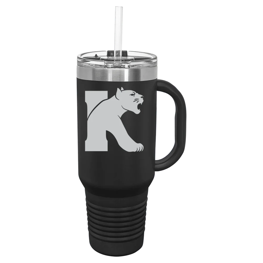 Kean University Polar Camel 40 oz. Travel Mug with Snap Lid & Straw