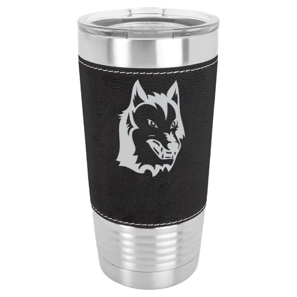 Keuka College Polar Camel 20 oz. Leatherette Grip Tumbler with Standard Lid