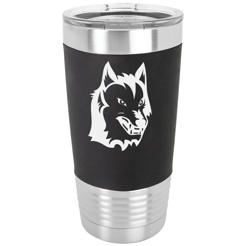 Keuka College Polar Camel 20 oz. Silicone Grip Tumbler with Standard Lid