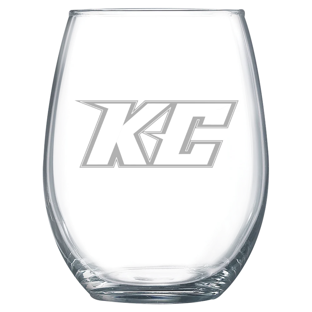 Keystone College Polar Camel 15 oz. Stemless Wine Glass