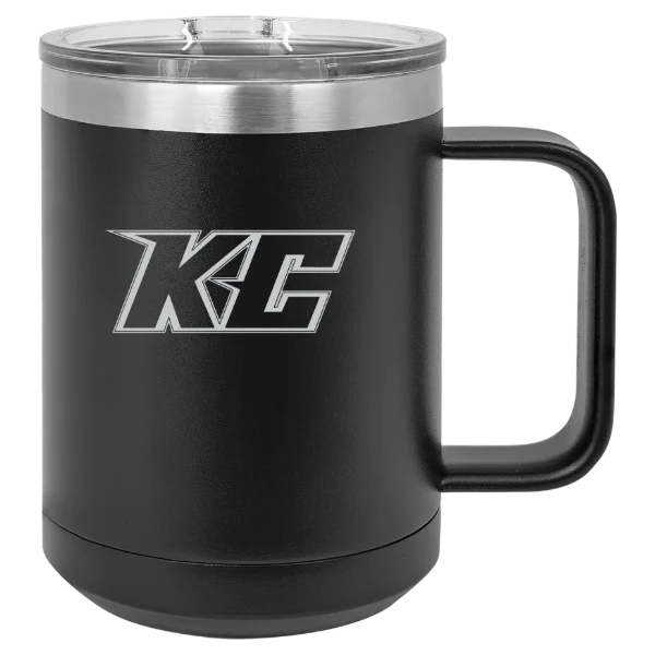 Keystone College Polar Camel 15 oz. Mug with Slider Lid