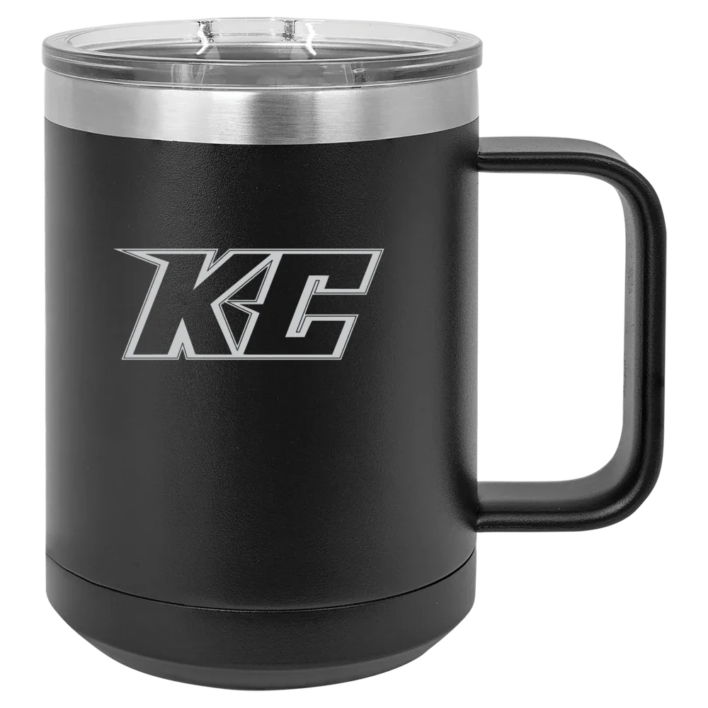 Keystone College Polar Camel 15 oz. Mug with Slider Lid