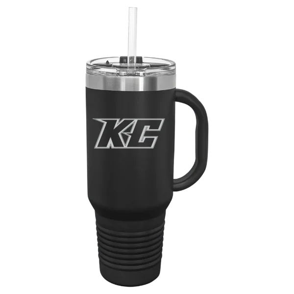 Keystone College Polar Camel 40 oz. Travel Mug with Snap Lid & Straw