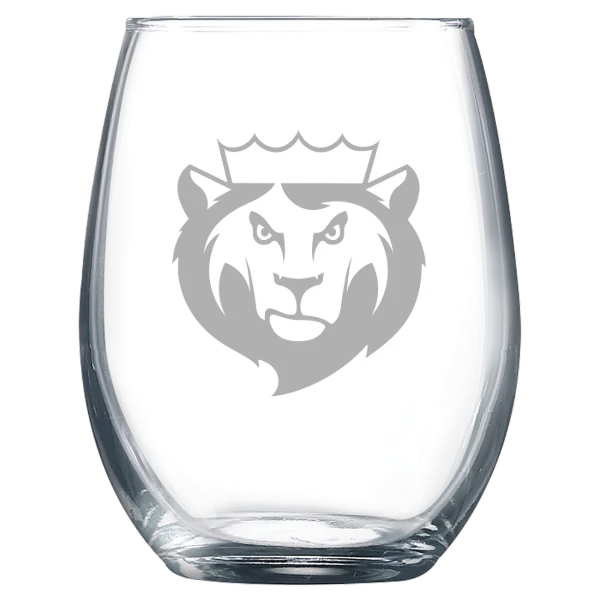 King's College (Pennsylvania) Polar Camel 9 oz. Stemless Wine Glass