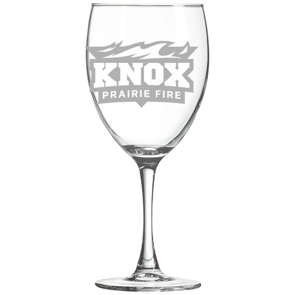 Knox College Polar Camel 10 1/2 oz. Wine Glass