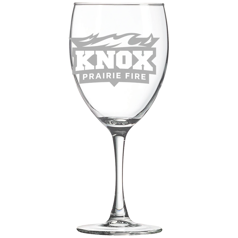 Knox College Polar Camel 10 1/2 oz. Wine Glass