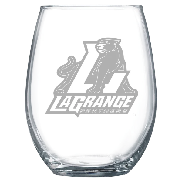 LaGrange College Polar Camel 15 oz. Stemless Wine Glass