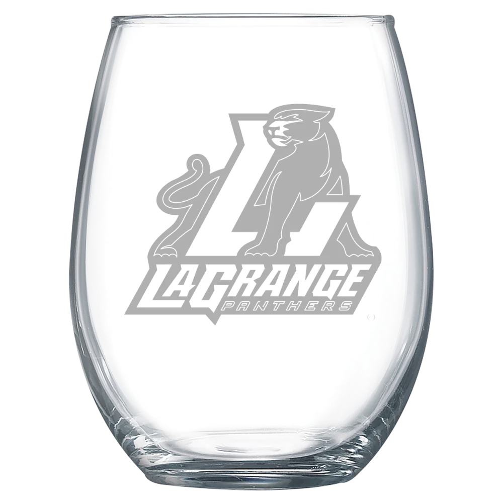 LaGrange College Polar Camel 15 oz. Stemless Wine Glass