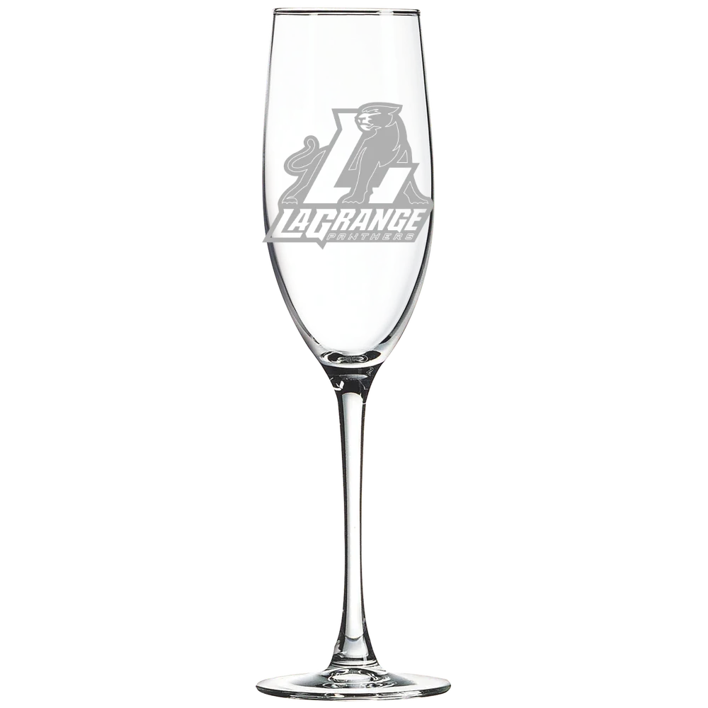 LaGrange College Polar Camel 8 oz. Champagne Flute