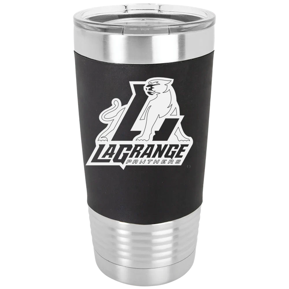 LaGrange College Polar Camel 20 oz. Silicone Grip Tumbler with Standard Lid