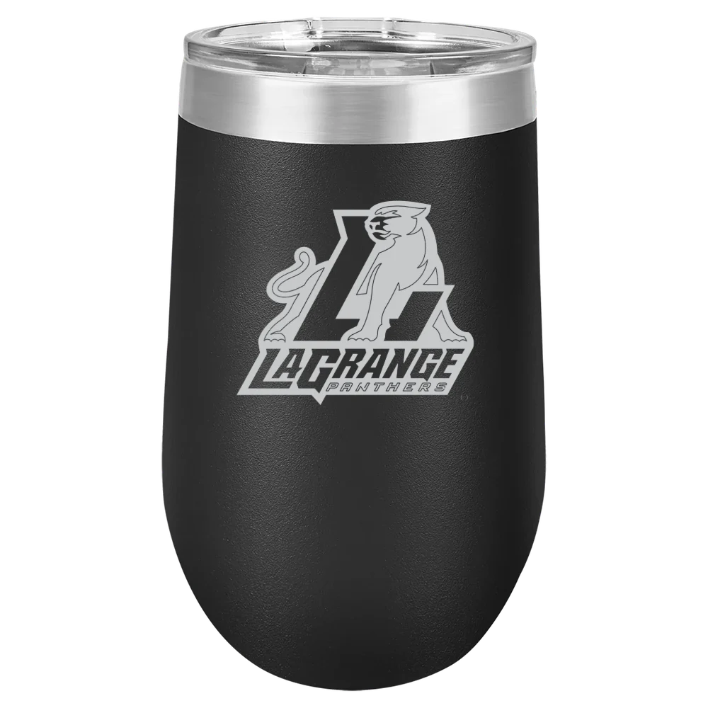 LaGrange College Polar Camel 16 oz. Stemless Wine Tumbler