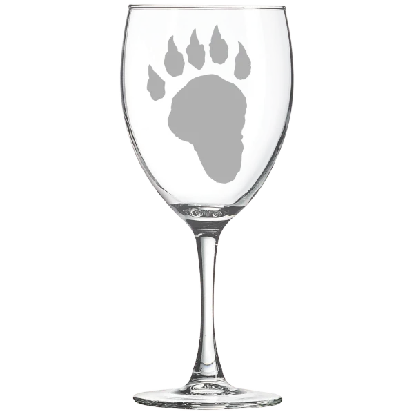 Lake Forest College Polar Camel 10 1/2 oz. Wine Glass