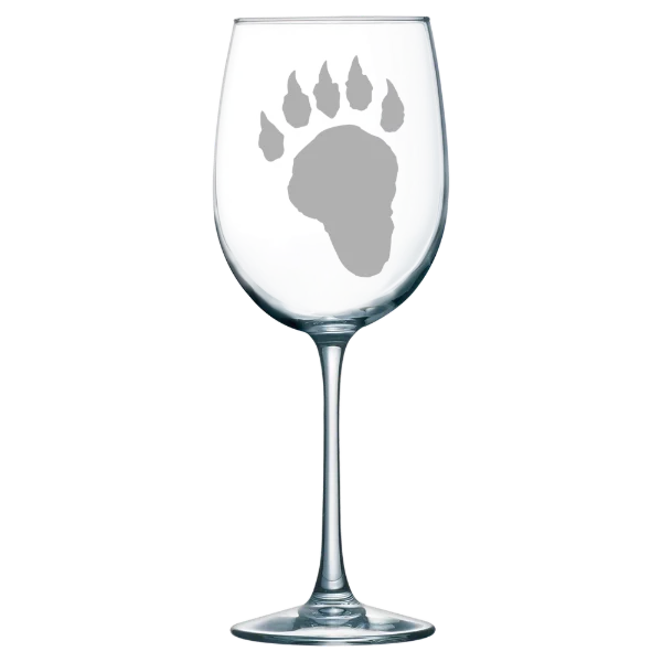 Lake Forest College Polar Camel 19 oz. Wine Glass