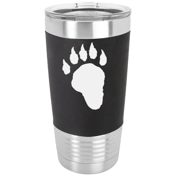 Lake Forest College Polar Camel 20 oz. Silicone Grip Tumbler with Standard Lid