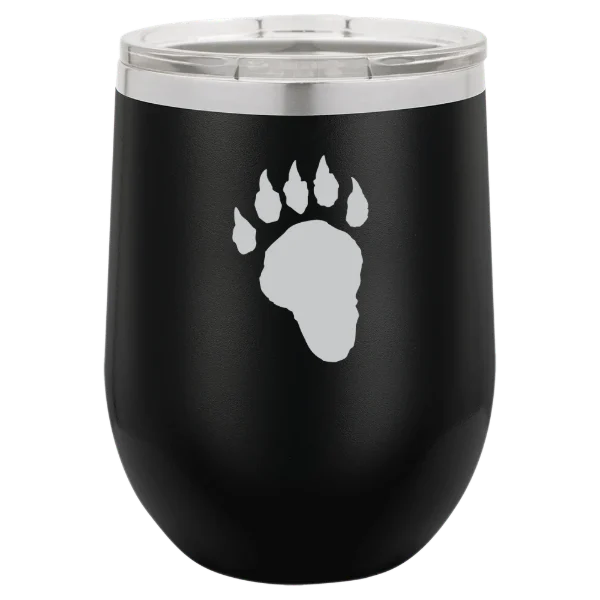 Lake Forest College Polar Camel 12 oz. Stemless Wine Tumbler