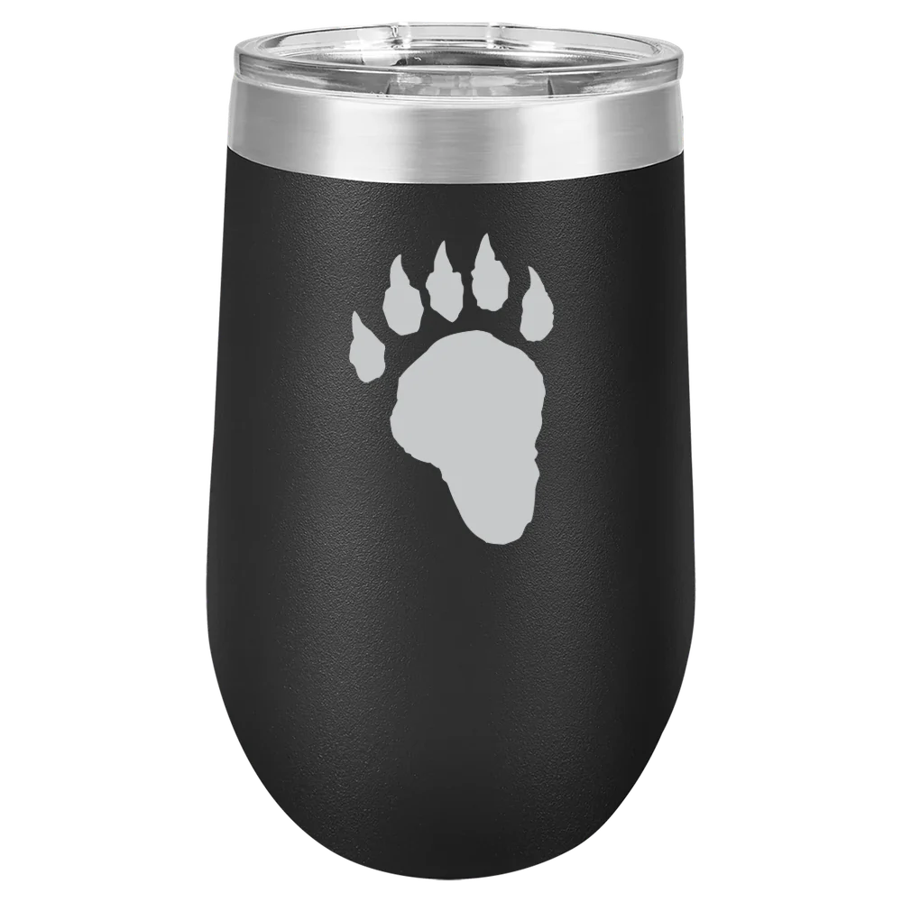 Lake Forest College Polar Camel 16 oz. Stemless Wine Tumbler