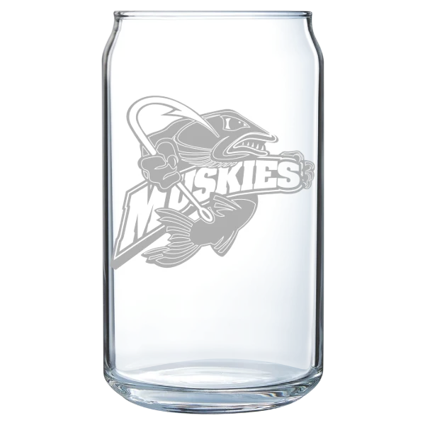 Lakeland University Polar Camel 16 oz. Can Glass
