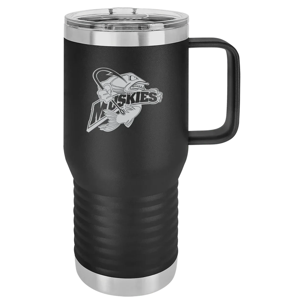 Lakeland University Polar Camel 20 oz. Travel Mug with Slider Lid