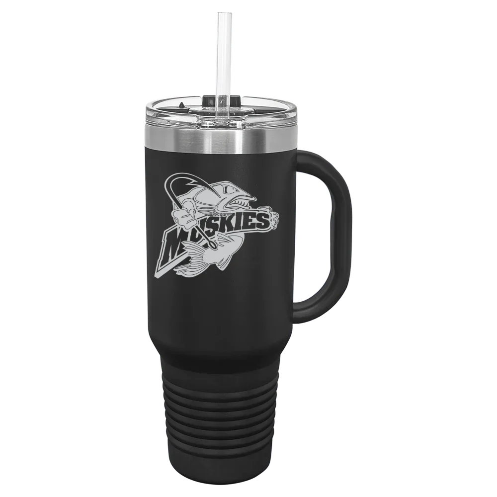 Lakeland University Polar Camel 40 oz. Travel Mug with Snap Lid & Straw