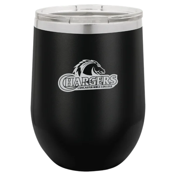 Lancaster Bible College Polar Camel 12 oz. Stemless Wine Tumbler