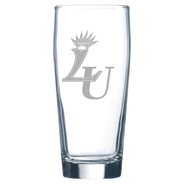 Lasell University Polar Camel 16 oz. Willi Becher Beer Glass