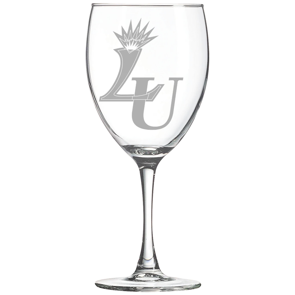 Lasell University Polar Camel 10 1/2 oz. Wine Glass