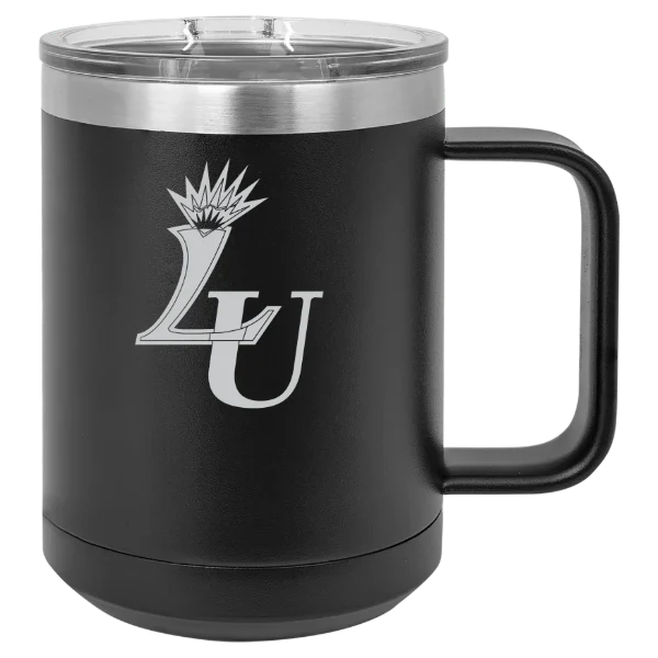 Lasell University Polar Camel 15 oz. Mug with Slider Lid