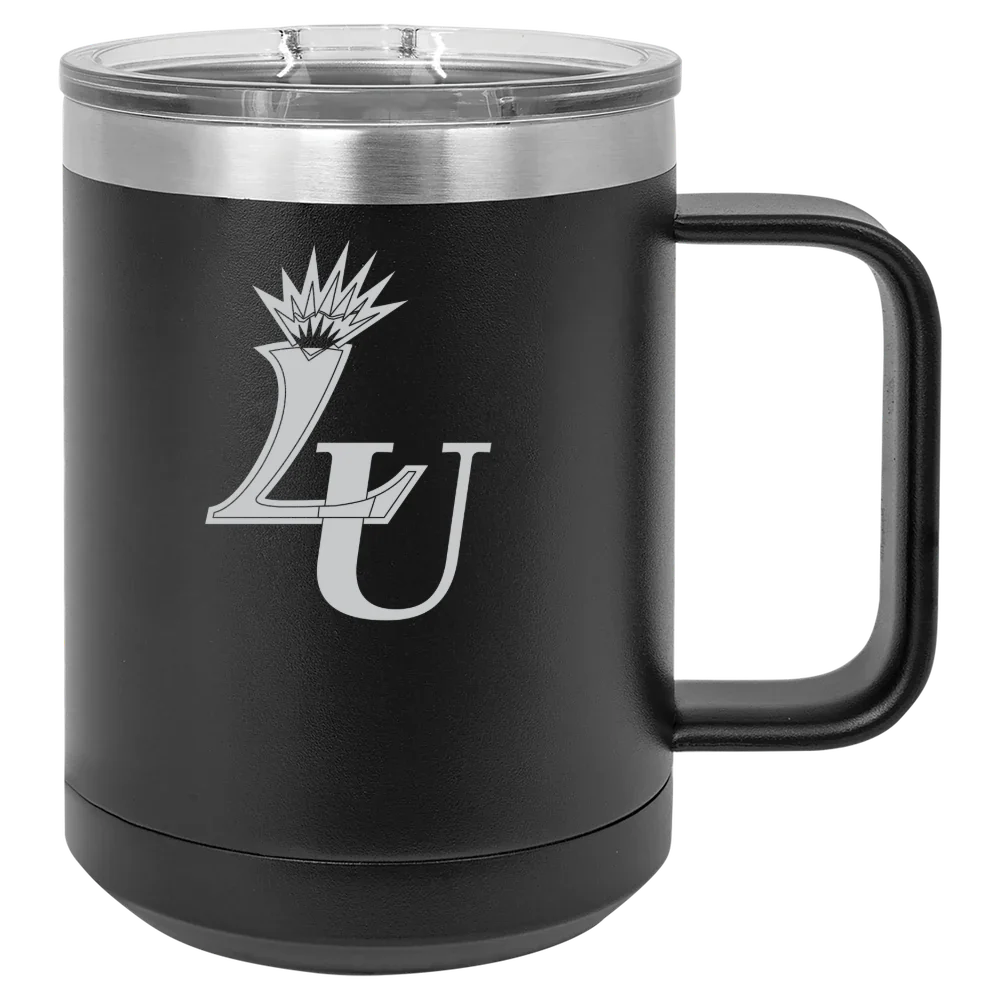 Lasell University Polar Camel 15 oz. Mug with Slider Lid