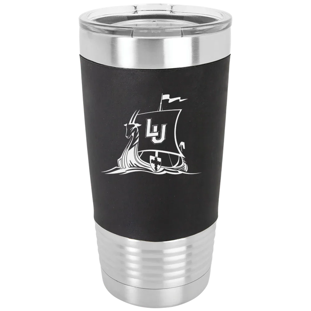 Lawrence University Polar Camel 20 oz. Silicone Grip Tumbler with Standard Lid