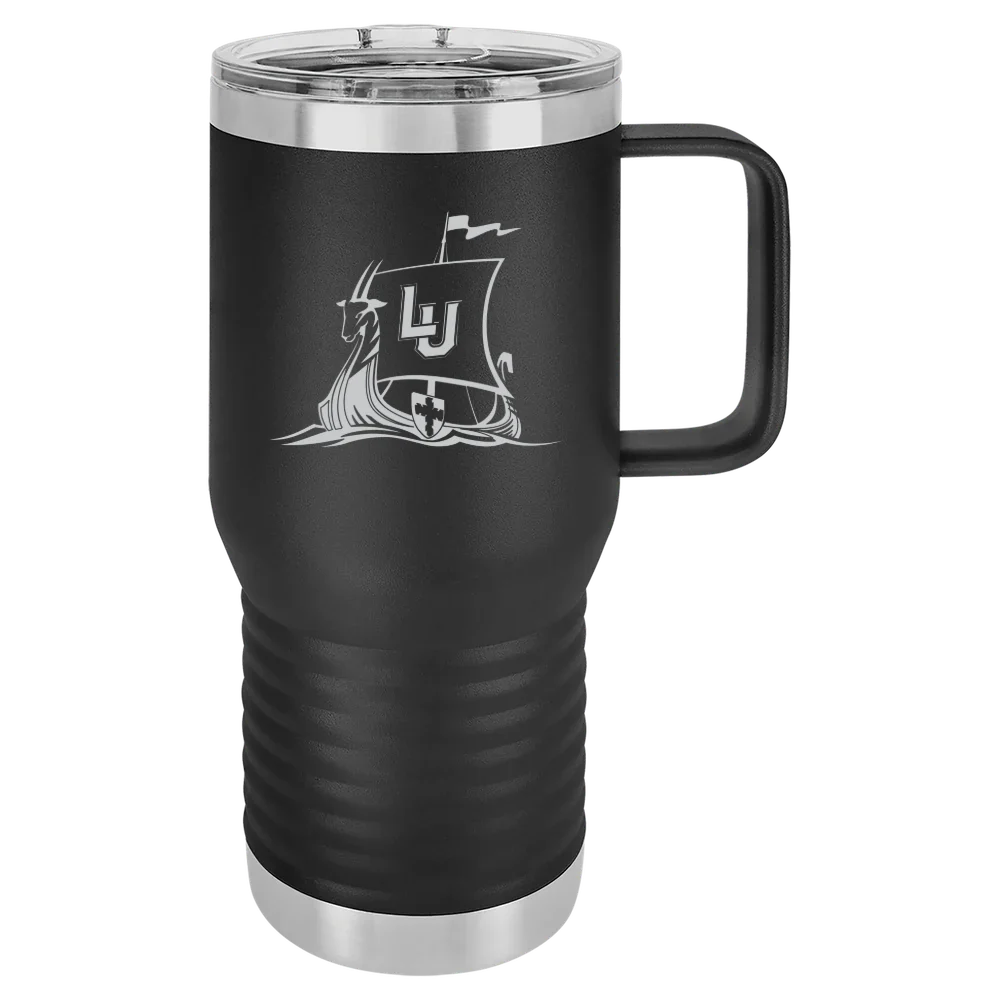 Lawrence University Polar Camel 20 oz. Travel Mug with Slider Lid