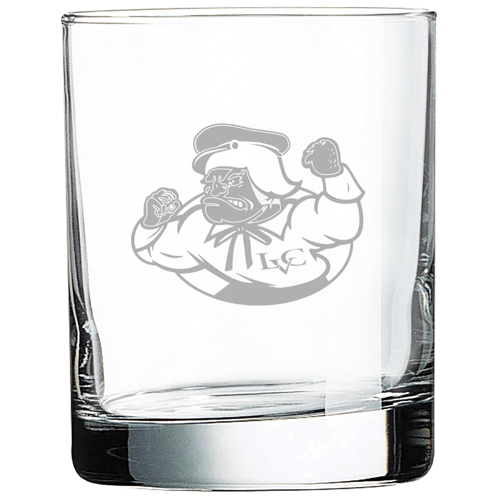 Lebanon Valley College Polar Camel 10 1/2 oz. On The Rocks Glass
