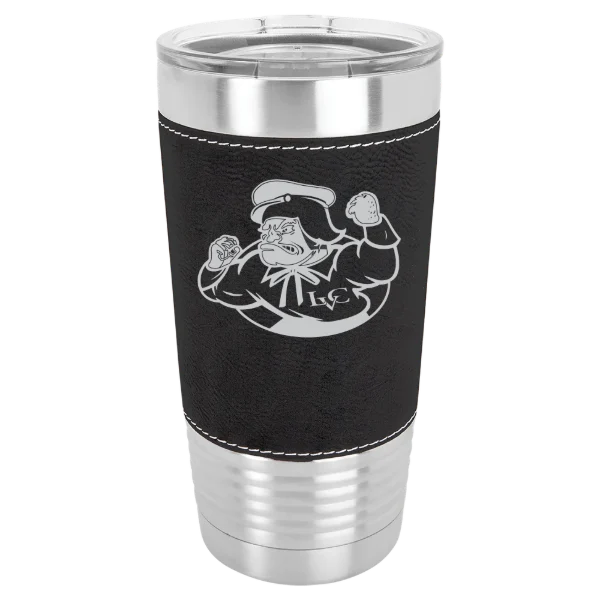 Lebanon Valley College Polar Camel 20 oz. Leatherette Grip Tumbler with Standard Lid