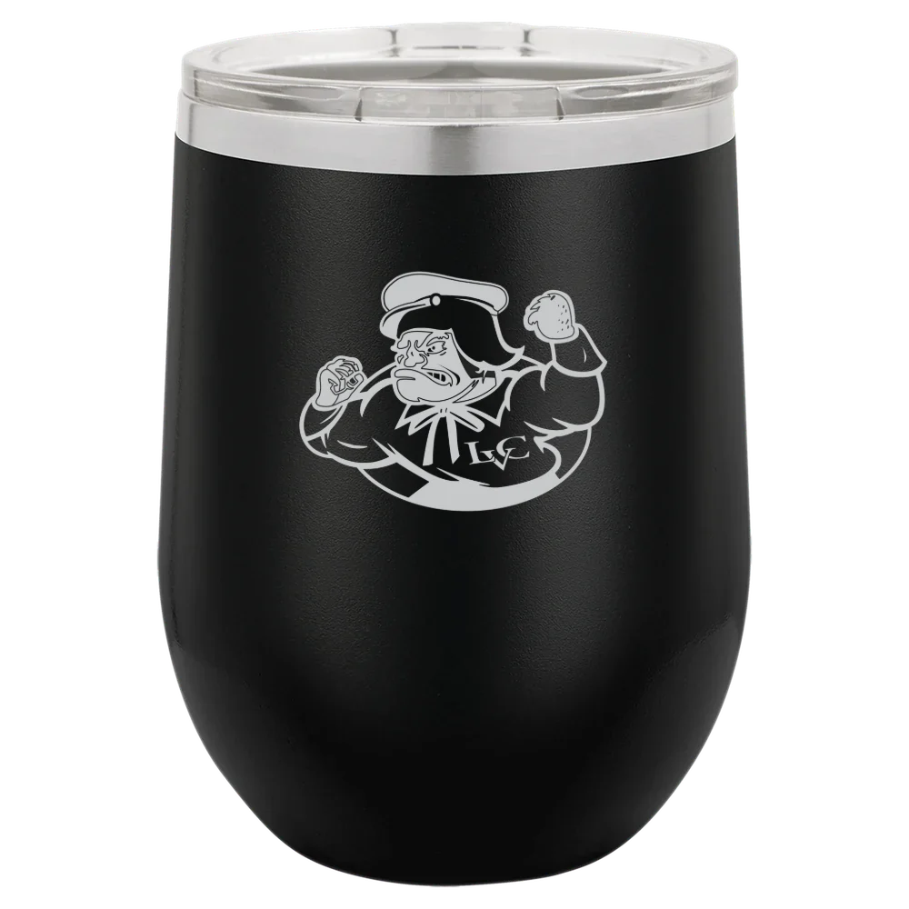 Lebanon Valley College Polar Camel 12 oz. Stemless Wine Tumbler