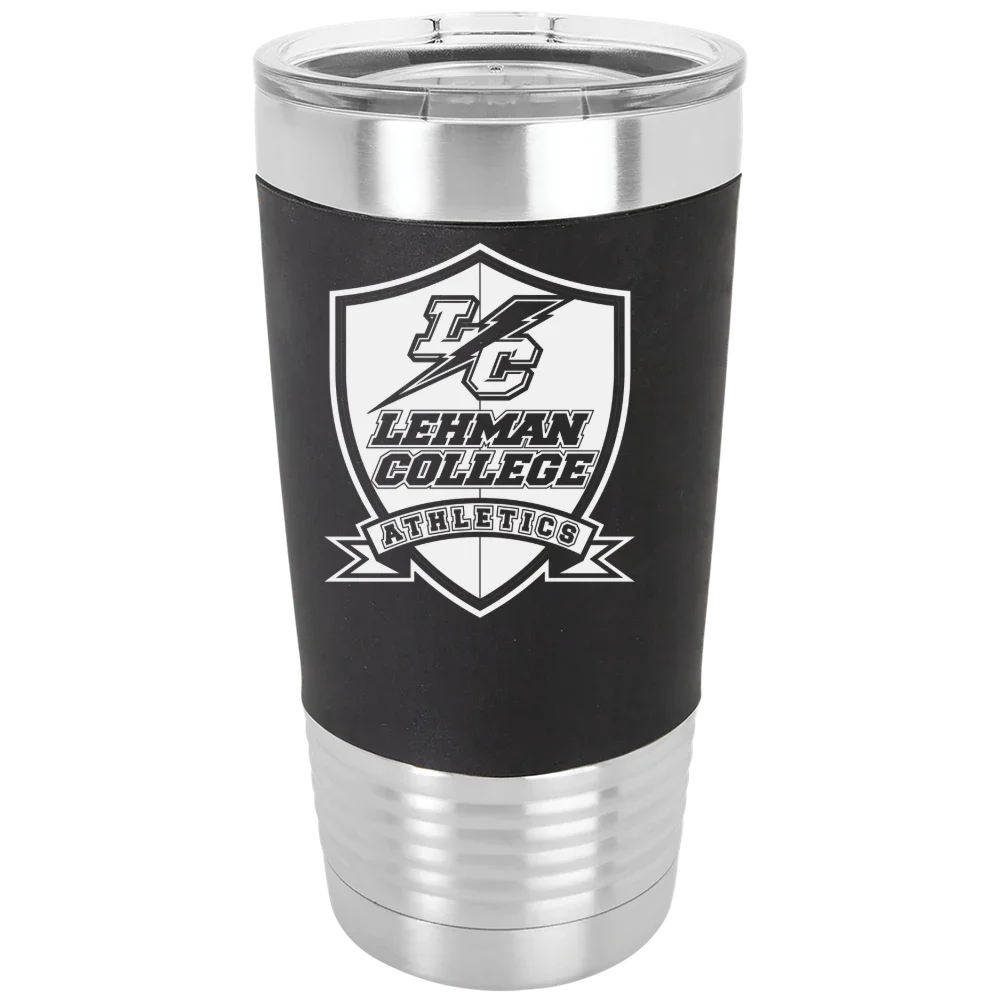 Lehman College Polar Camel 20 oz. Silicone Grip Tumbler with Standard Lid