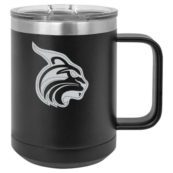 Lesley University Polar Camel 15 oz. Mug with Slider Lid