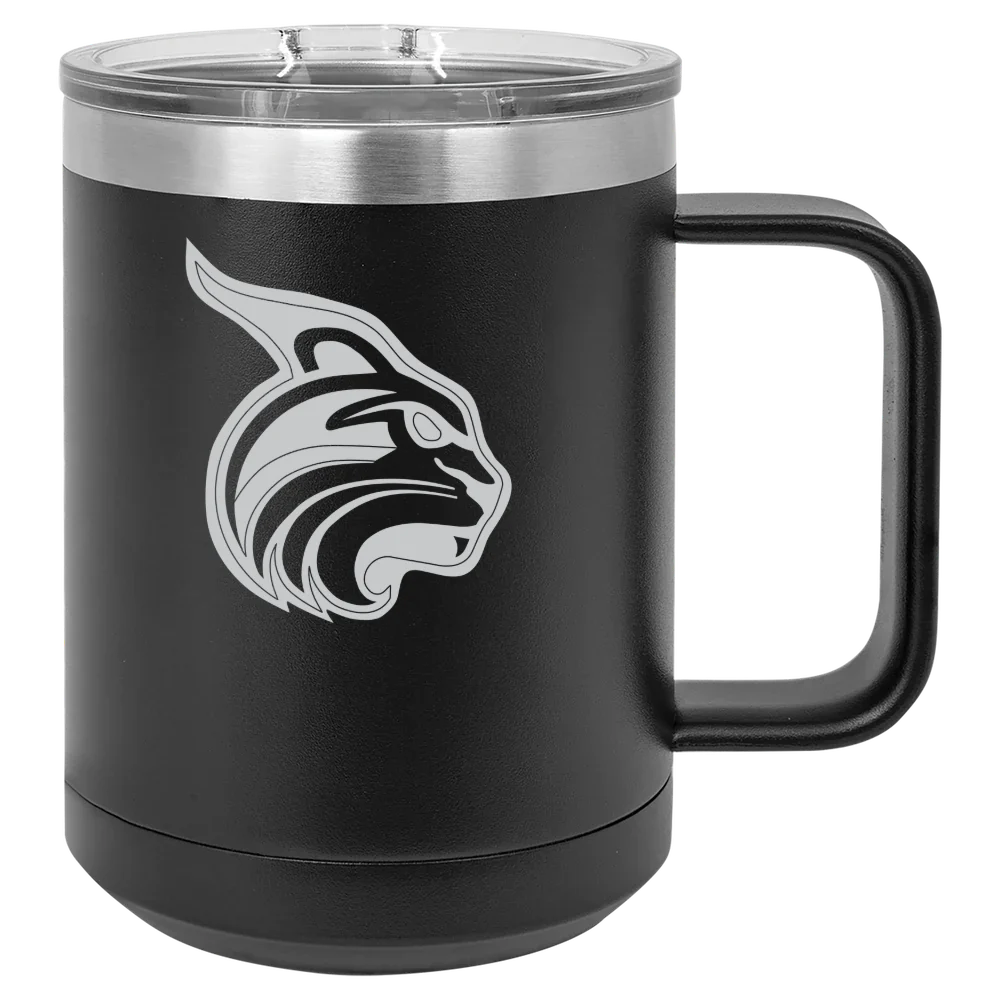 Lesley University Polar Camel 15 oz. Mug with Slider Lid